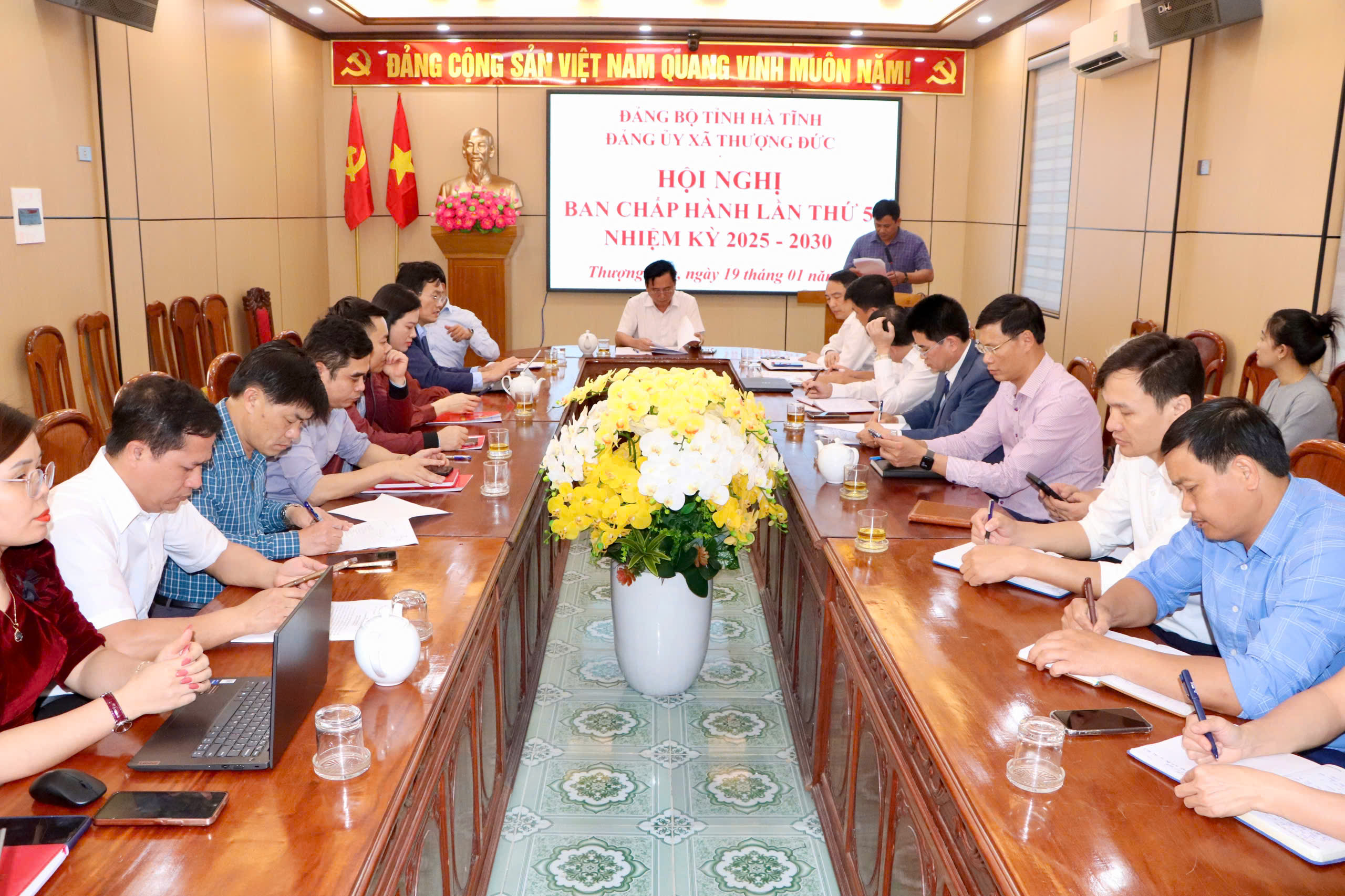 Đồng chí Nguyễn Quang Điền được bầu giữ chức Bí thư Đảng ủy xã Thượng Đức, nhiệm kỳ 2025-2030.