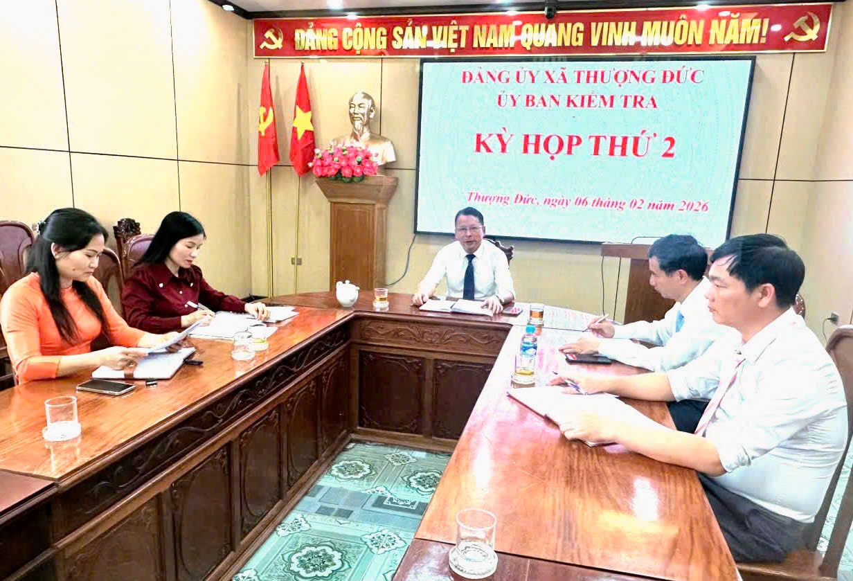 Ủy ban Kiểm tra Đảng ủy xã Thượng Đức thông báo kết quả Kỳ họp thứ 2, khóa I với một số nội dung quan trọng theo thẩm quyền.