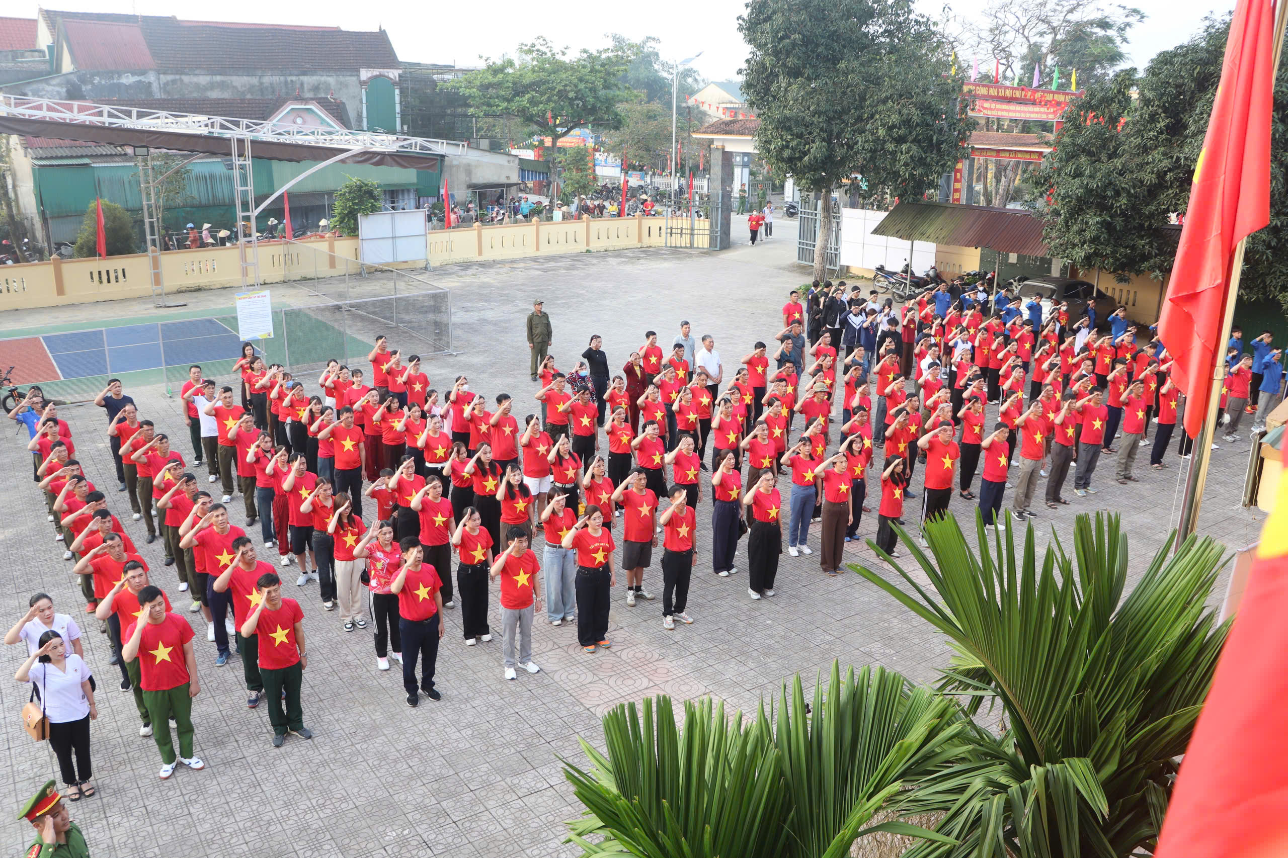 Xã Thượng Đức: Hơn 350 người tham gia “Ngày chạy Olympic - Vì sức khỏe toàn dân- Vì an ninh Tổ quốc” năm 2026. 