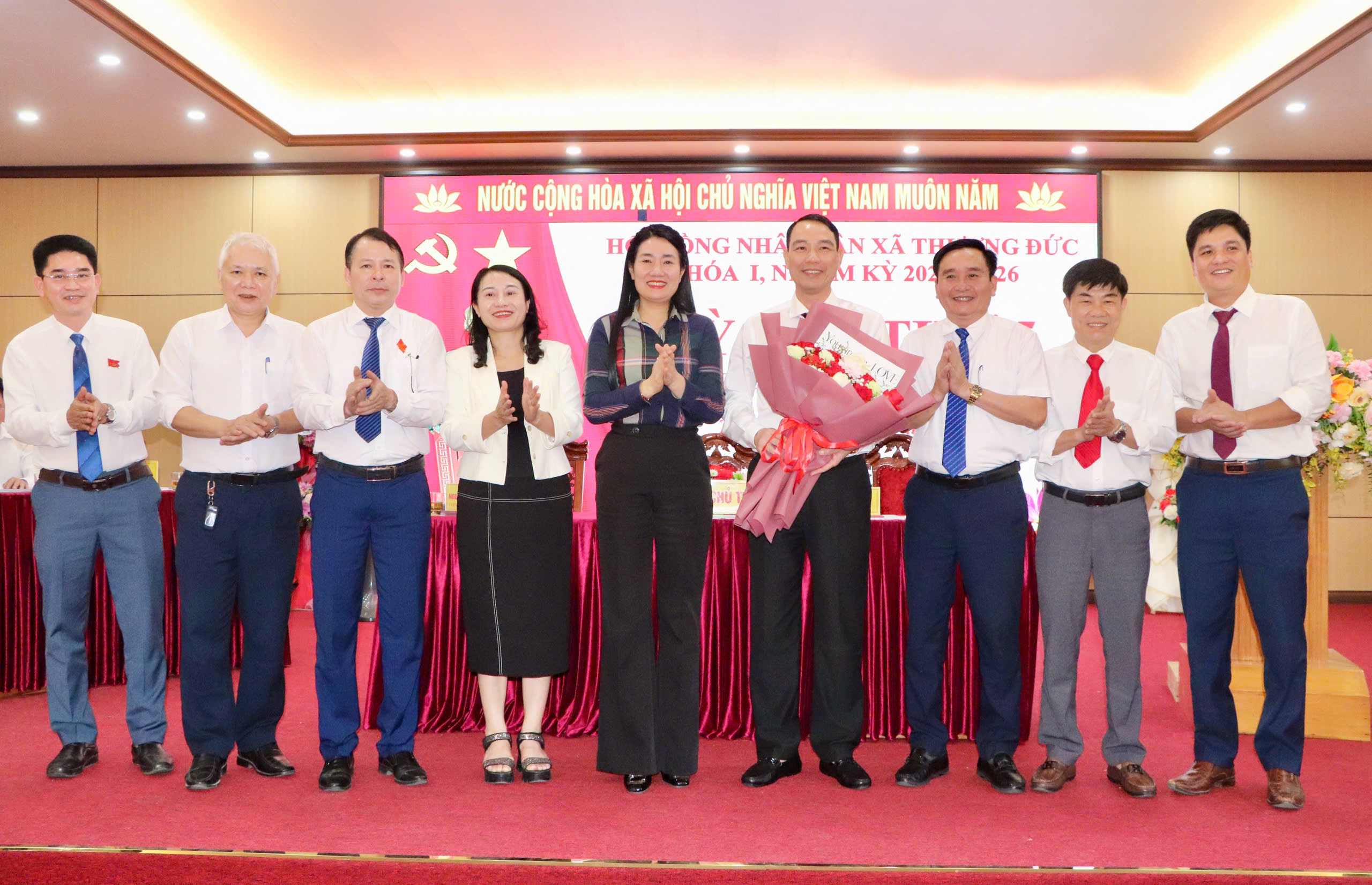 HĐND xã Thượng Đức nhiệm kỳ 2021-2026 tổ chức Kỳ họp thứ 5( Kỳ họp chuyên đề).