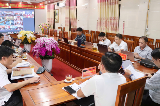 Xã Thượng Đức tham dự cuộc họp đánh giá tình hình thực hiện nhiệm vụ phát triển kinh tế - xã hội 9 tháng năm 2026. 
