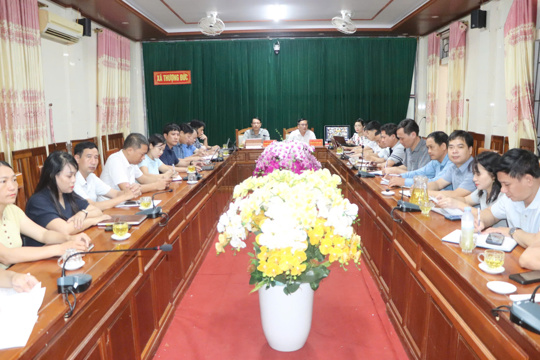 Xã Thượng Đức tham dự phiên họp thường kỳ tháng 8 UBND tỉnh.  