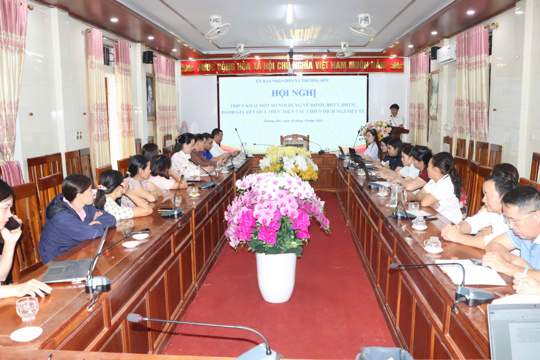 Xã Thượng Đức đánh giá kết quả thực hiện chính sách BHXH, BHYT quý III, triển khai nhiệm vụ quý IV năm 2026