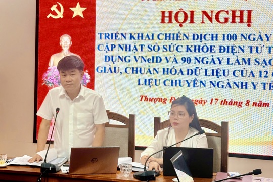 Xã Thượng Đức triển khai Chiến dịch 100 ngày tạo lập, cập nhật Sổ sức khỏe điện tử và Chiến dịch 90 ngày làm sạch dữ liệu y tế.