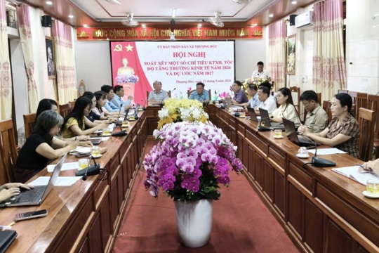 Thượng Đức rà soát các chỉ tiêu kinh tế - xã hội 2026, xây dựng kế hoạch tăng trưởng năm 2027