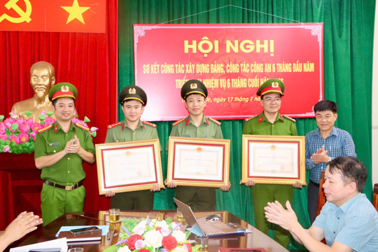 Công an xã Thượng Đức sơ kết công tác xây dựng Đảng, Công tác Công an 6 tháng đầu năm, triển khai nhiệm vụ 6 tháng cuối năm 2026.