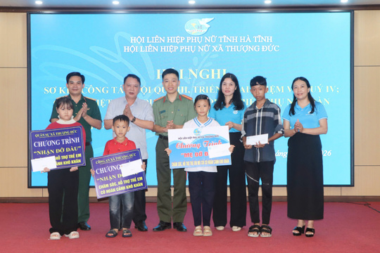 Hội LHPN xã Thượng Đức sơ kết công tác Hội quý III; quán triệt Nghị quyết Đại hội đại biểu phụ nữ toàn quốc lần thứ XIV và trao đỡ đầu trẻ mồ côi quý III năm 2026.
