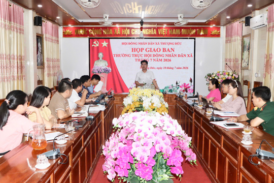 Thường trực HĐND xã họp rà soát, đánh giá công tác chuẩn bị các nội dung phục vụ Kỳ họp thứ 3, HĐND xã khóa II, nhiệm kỳ 2026-2031. 