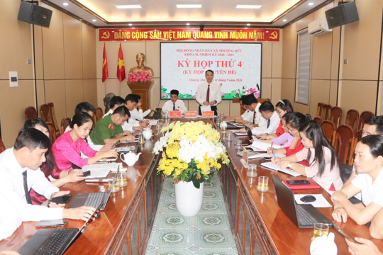HĐND xã Thượng Đức tổ chức Kỳ họp thứ 4 (Kỳ họp chuyên đề), khóa II, nhiệm kỳ 2026-2031