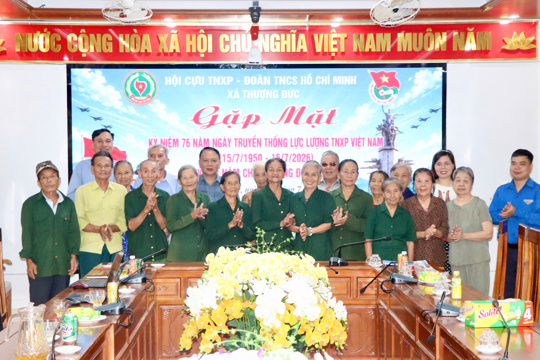 Hội Cựu Thanh niên xung phong xã Thượng Đức tọa đàm, gặp mặt nhân kỷ niệm 76 năm ngày truyền thống. 