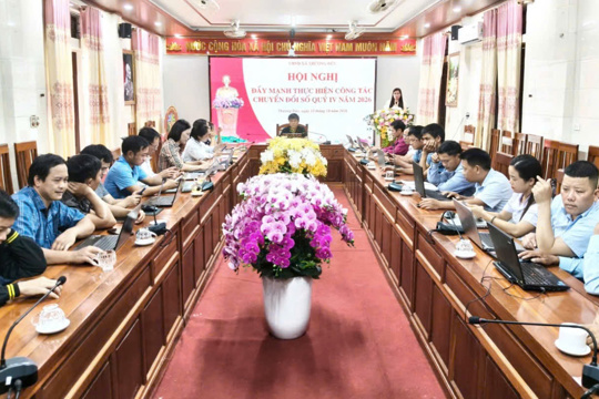 Xã Thượng Đức tập trung đẩy mạnh thực hiện công tác chuyển đổi số.
