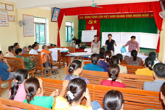 Xã Thượng Đức triển khai tham vấn, đánh giá và lập kế hoạch phòng, chống thiên tai dựa vào cộng đồng năm 2026.